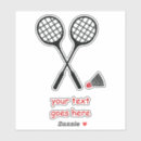 Recherche de badminton autocollants Navette