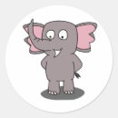 Zoek naar cartoon olifanten stickers Grappig