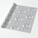 Recherche de baby shower jungle papier cadeau Éléphant
