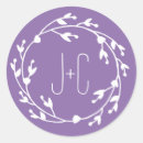 Recherche de flores autocollants Monogramme