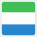 Recherche de sierra leone autocollants Drapeau