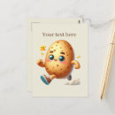 Zoek naar aardappels briefkaarten Schattig