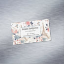 Recherche de belles fleurs cartes visite Boho