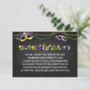 Recherche de partie pour le mardi gras invitations Pour elle