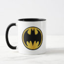Zoek naar batman logo mokken Geel en zwart