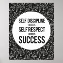 Zoek naar succes posters Discipline