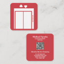 Recherche de ascenseur cartes visite Réparation d'ascenseur