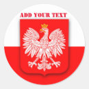 Recherche de drapeau polonais autocollants Polska