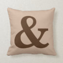 Recherche de symbole coussins Esperluète