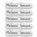 Recherche de texte mariage autocollants Script