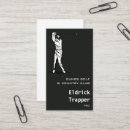 Recherche de golfeur cartes visite Professionnel