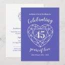 Recherche de saphir mariage invitations Bleu
