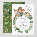 Recherche de bois rustique baby shower invitations Capricieux
