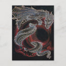 Recherche de dragon rouge cartes postales Imaginaire