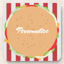 Zoek naar hamburger onderzetters Cheeseburger