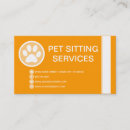 Recherche de pet services cartes visite Animal
