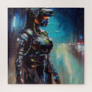 Recherche de cyberpunk puzzles Science fiction