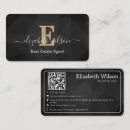 Recherche de monogramme e cartes visite Typographie