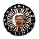 Recherche de politique jeux de fléchettes Hillary