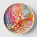 Recherche de abstract horloges Aquarelle
