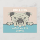 Recherche de chien anglais cartes postales Bulldog