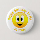 Recherche de visage souriant jaune badges Heureux
