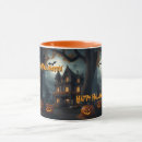 Recherche de ciel nuageux tasses Halloween