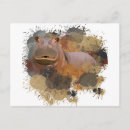 Recherche de hippopotames cartes postales Pour tous