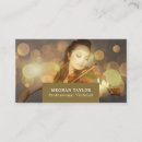 Recherche de violoniste cartes visite Musique