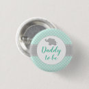 Recherche de futur papa badges Baby shower