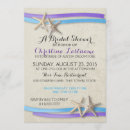 Recherche de ribbon bridal shower invitations Rustique
