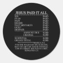 Recherche de payé autocollants Christianisme