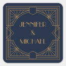 Recherche de vintage des années 1920 autocollants Géométrique