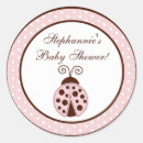 Zoek naar roze lieveheersbeestje stickers Ladybug