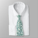 Recherche de motif floral vintage cravates Blanc