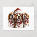 Recherche de noël de beagle cartes postales Vacances heureuses
