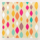 Zoek naar retro stijl onderzetters Abstract