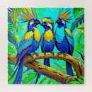 Recherche de oiseaux tropicaux puzzles Verdure