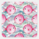 Recherche de motif de poissons autocollants Coloré