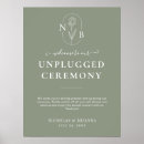 Recherche de de monogramme mariage posters Élégant