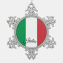 Recherche de drapeau italien ornements Noël