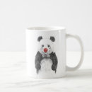 Recherche de panda rouge mugs bouteilles Dessin