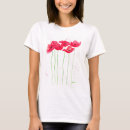 Zoek naar papavers tshirts Rood