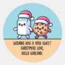 Recherche de lait et biscuits autocollants Kawaii