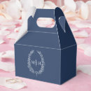 Recherche de marine et blanc ballotins Monogramme