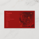 Recherche de illustration florale cartes visite Rouge