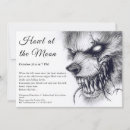 Recherche de werewolf invitations D'anniversaire d'halloween