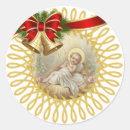 Recherche de jésus dans la mangeoire autocollants Chrétien