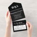Recherche de gras invitations Noir et blanc