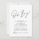 Recherche de oh boy invitations Élégant